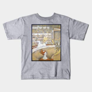 The Circus by Georges Seurat Kids T-Shirt